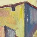 1974 casolari-con-pagliai-,-olio-su-tela-50x70